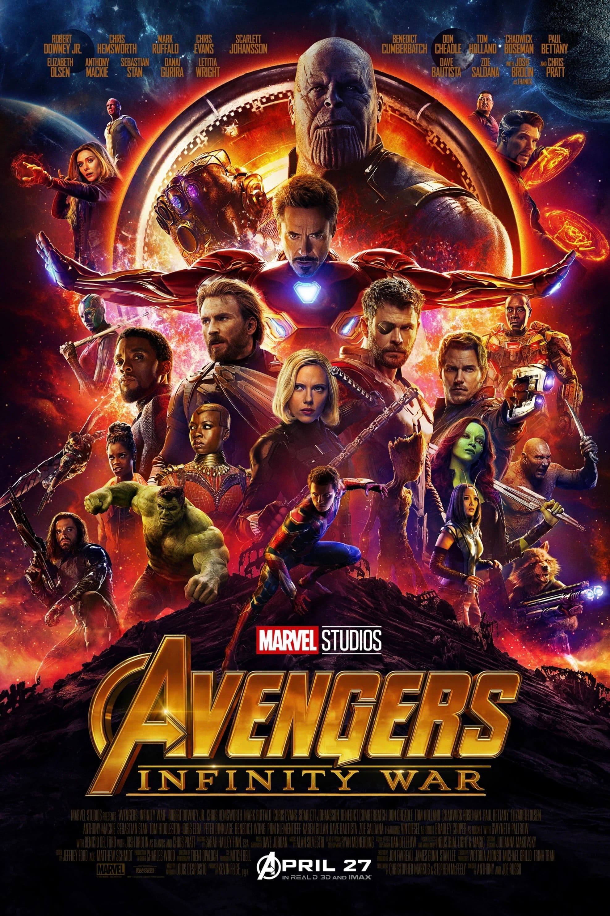 Avengers: Infinity War movie poster