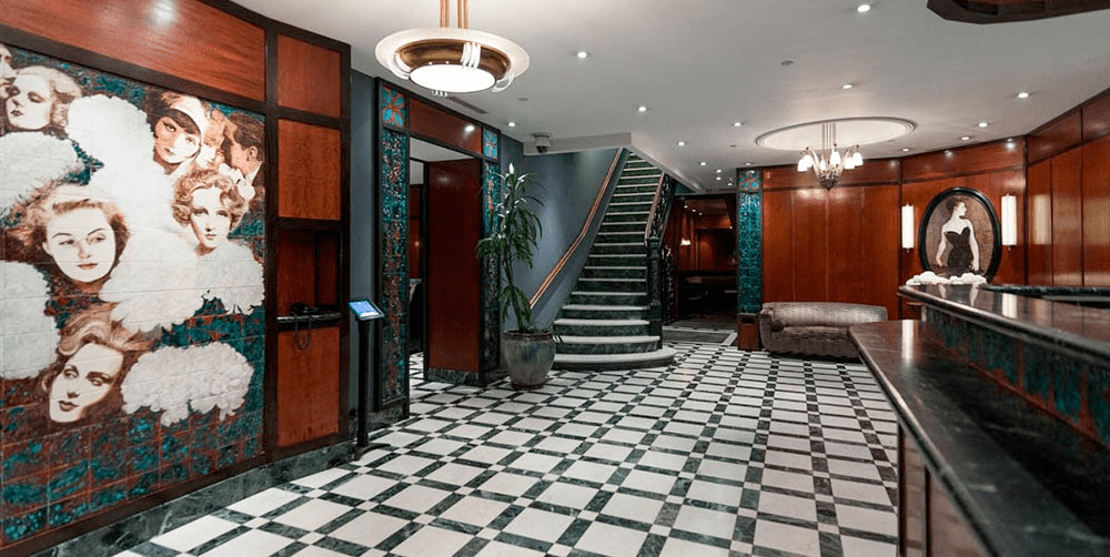 Interior of the Washington Square Hotel
