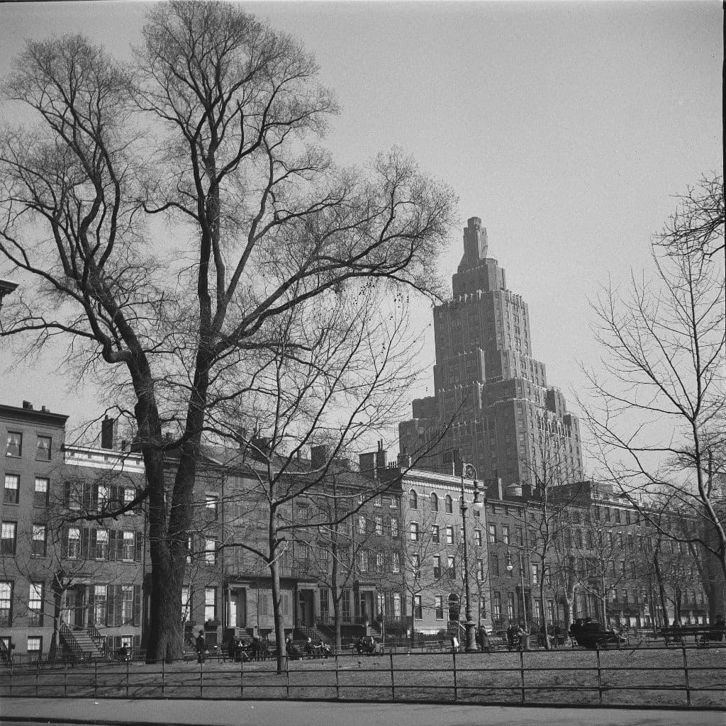 Old view of Washington Square Park